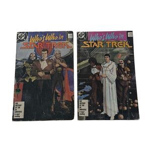 Who’s Who In Star Trek #1-2 COMPLETE SET DC COMICS 1987